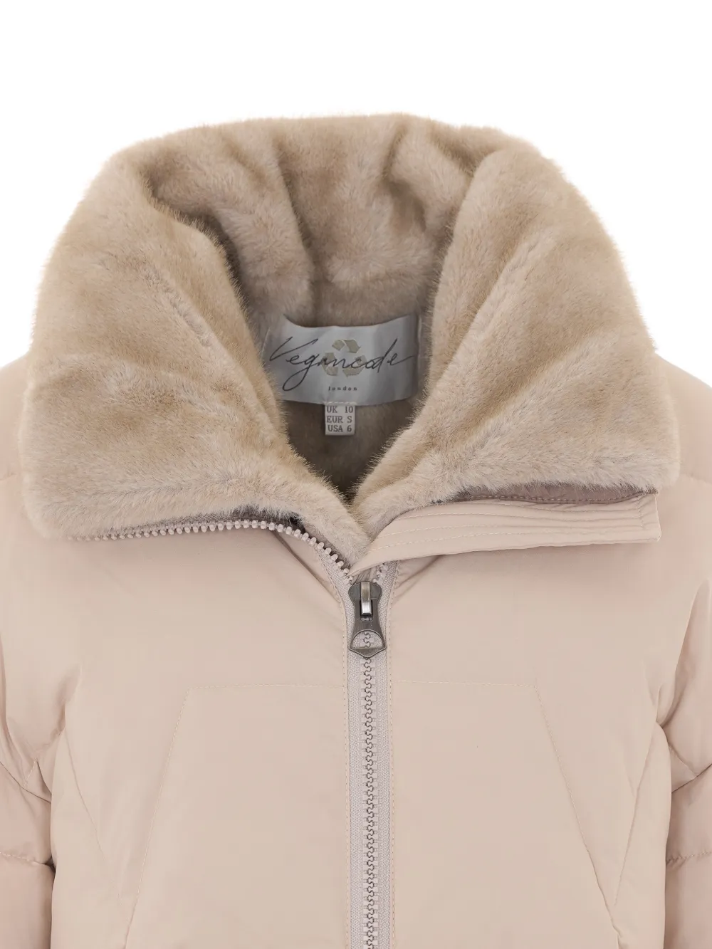 VEGANCODE Gewatteerd jack Beige