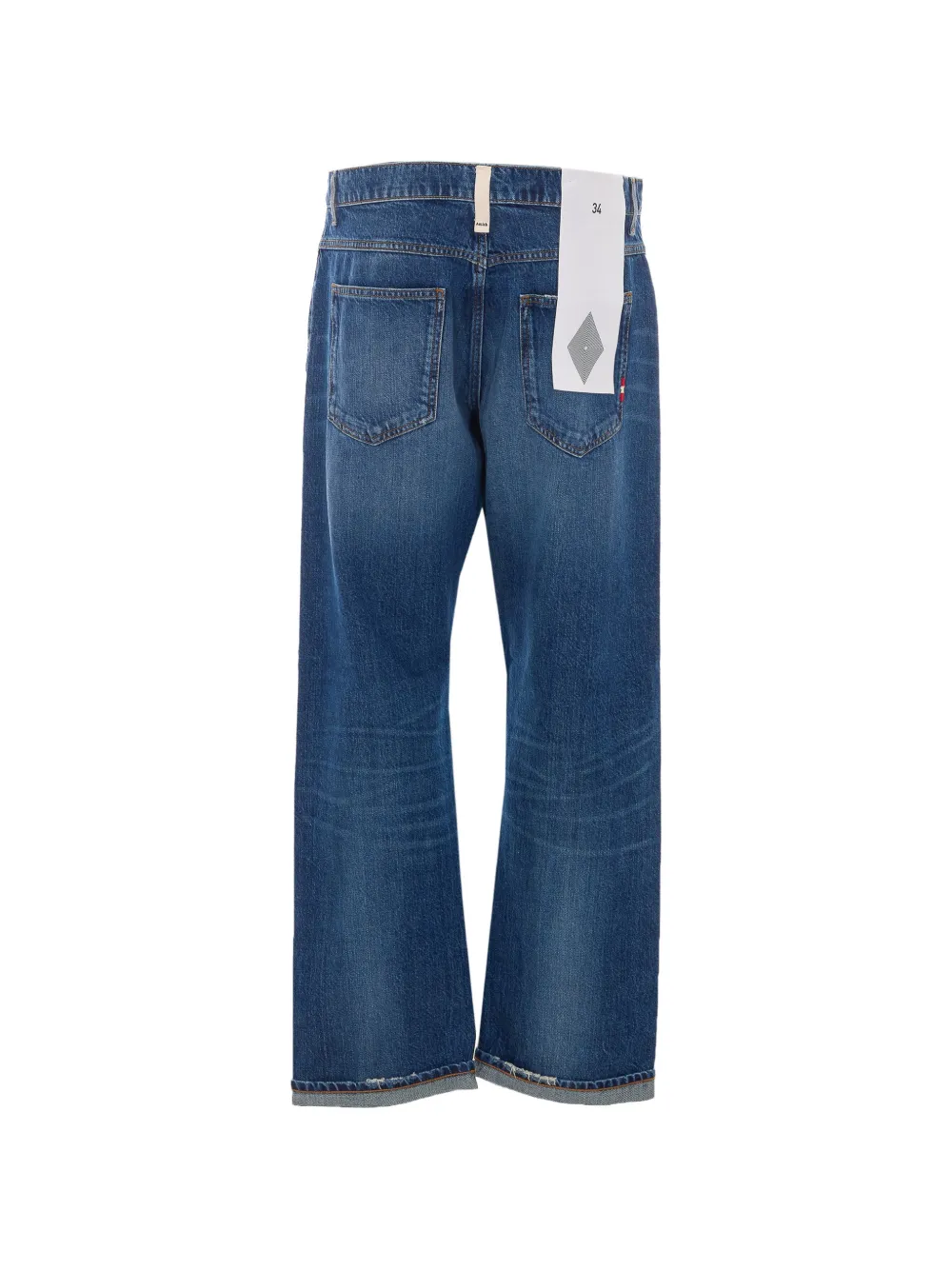 AMISH James gerafelde jeans Blauw