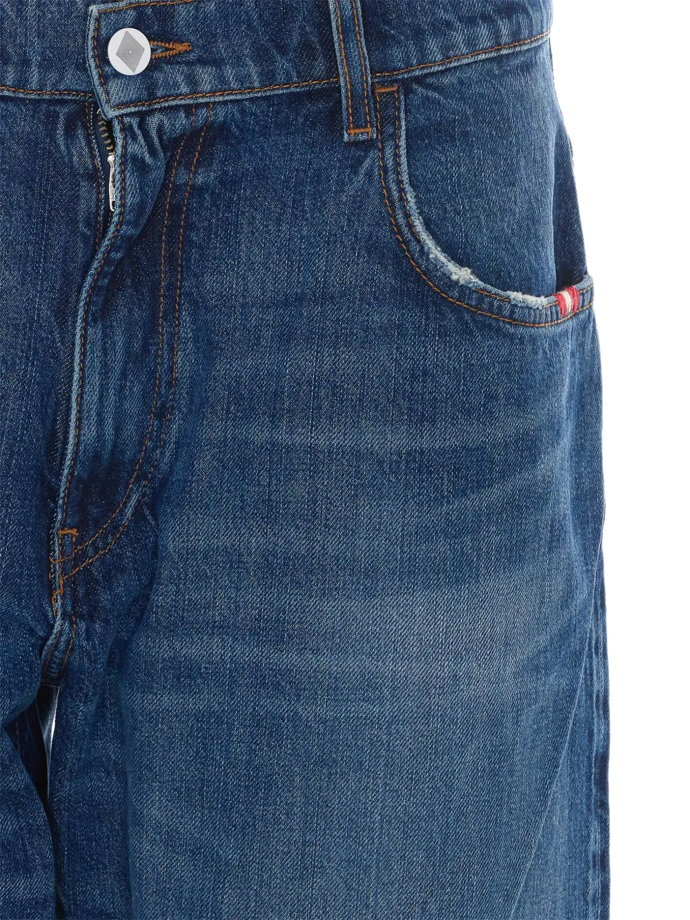 AMISH James gerafelde jeans Blauw