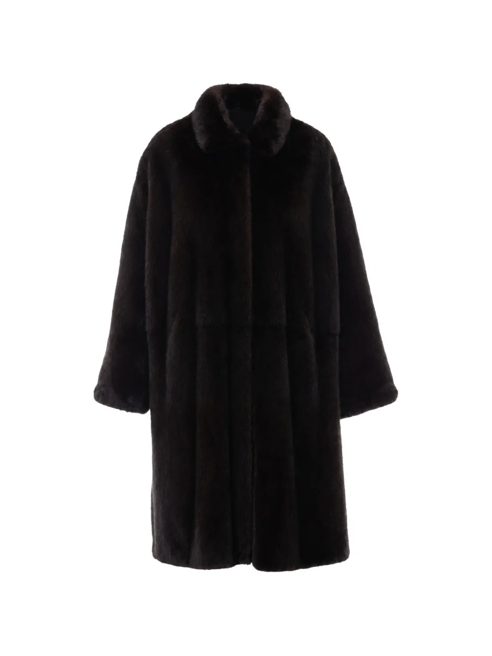 Yves Salomon reversible faux-fur coat - Noir Yves Salomon reversible faux-fur coat - Noir