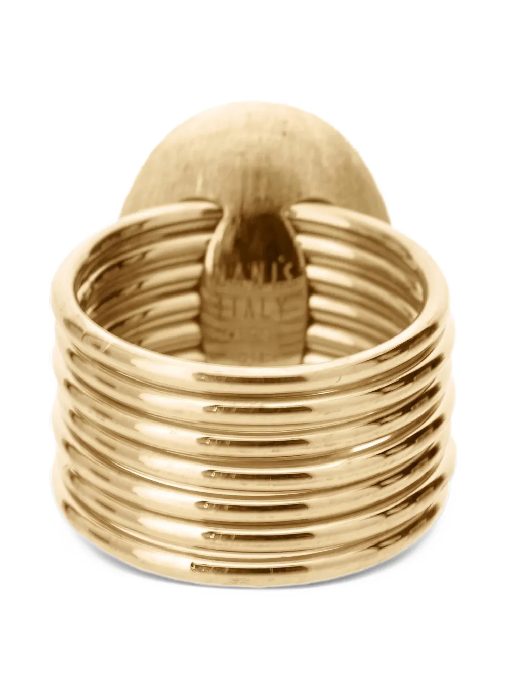 NANIS Boules halo diamond ring - Oro