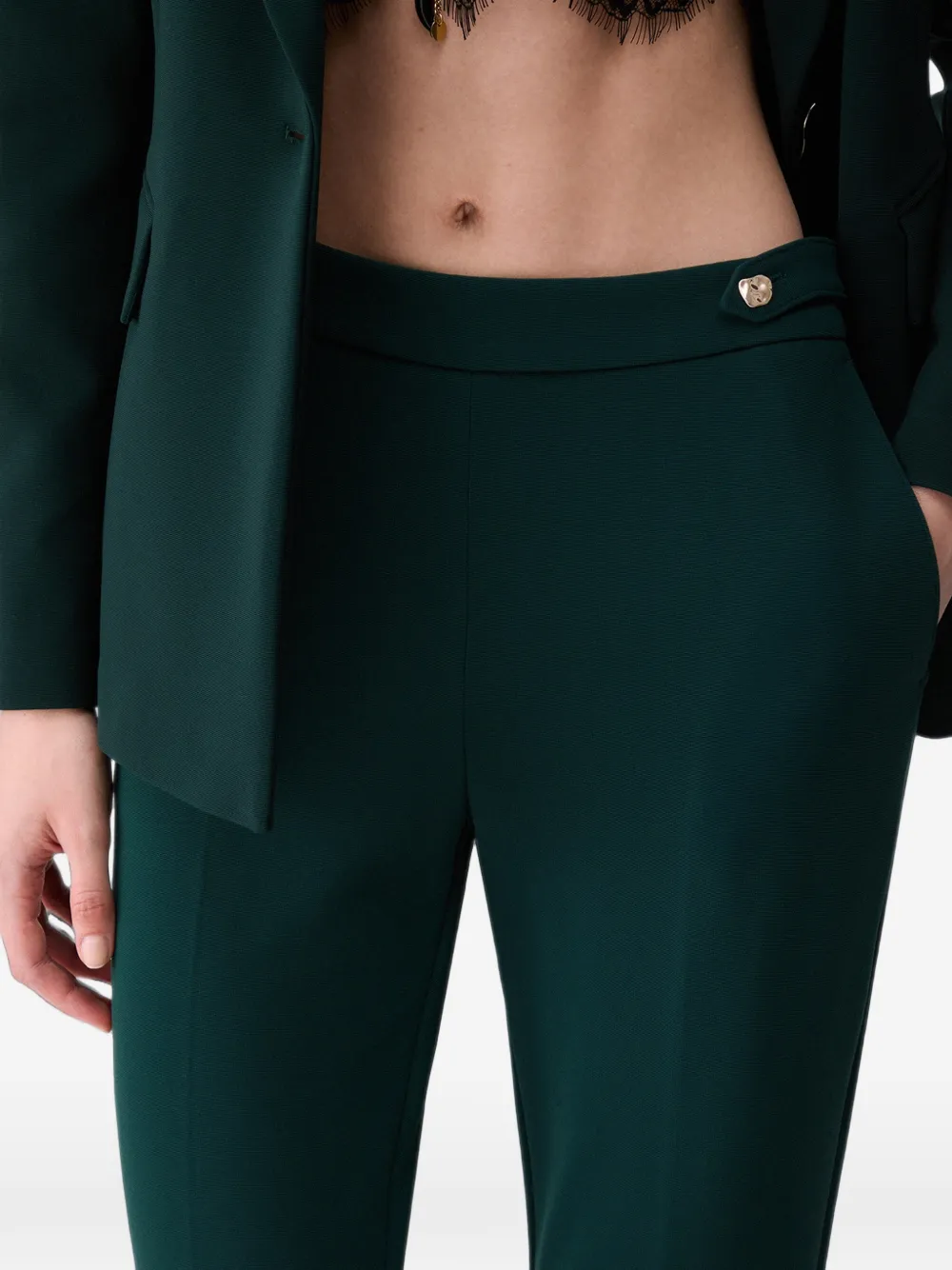 LIU JO Elegante flared broek Groen