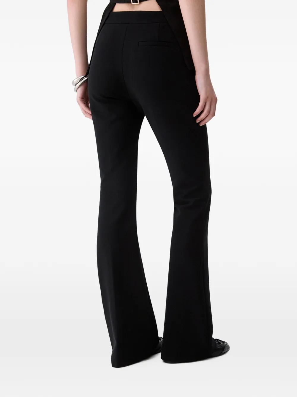 LIU JO Elegante flared broek Zwart