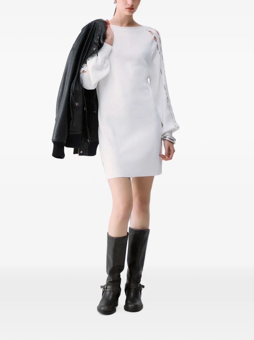 LIU JO dress with embroidered cut-outs