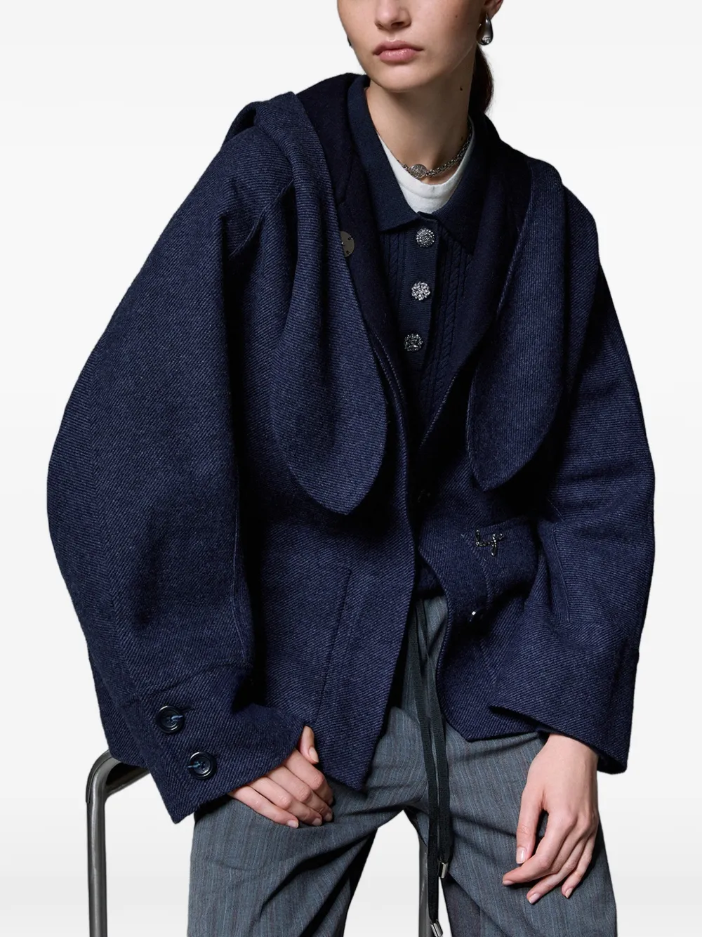 LIU JO Wollen jas Blauw