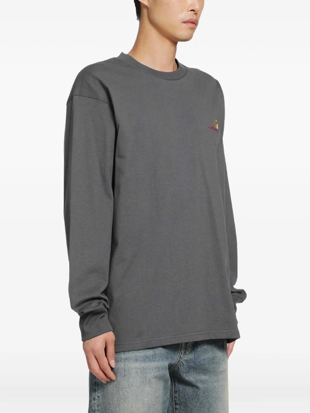 Carhartt WIP T-shirt met lange mouwen Grijs