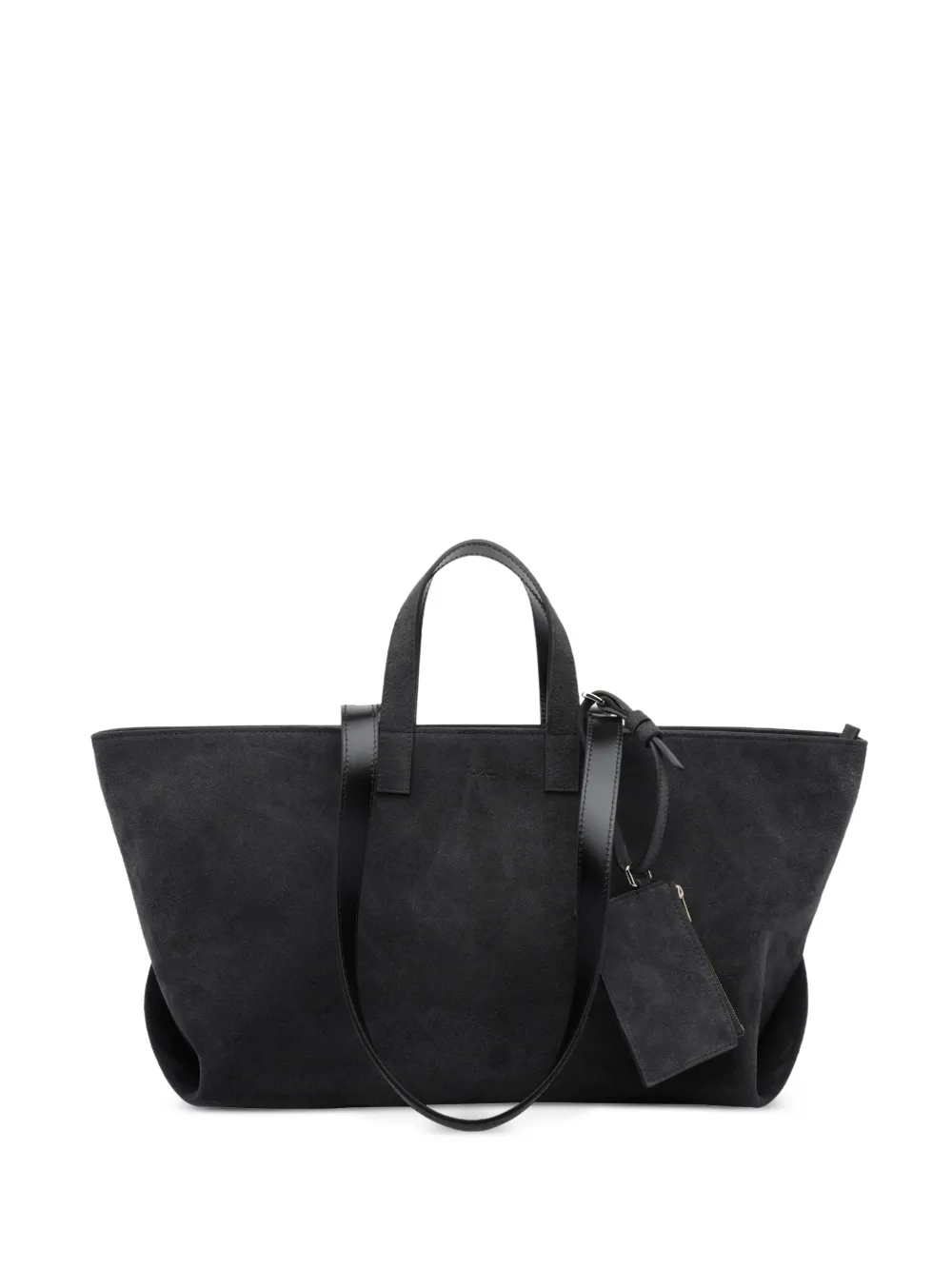 A.P.C. large Le Drummer suede tote bag