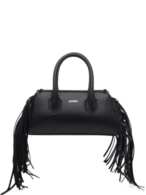 AMIRI fringe-detail leather tote bag