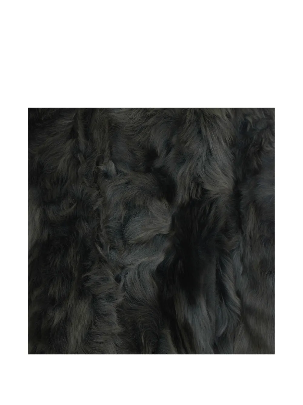 Yves Salomon hooded shearling jacket Grijs