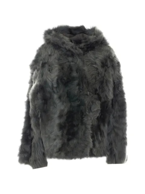 Yves Salomon hooded shearling jacket