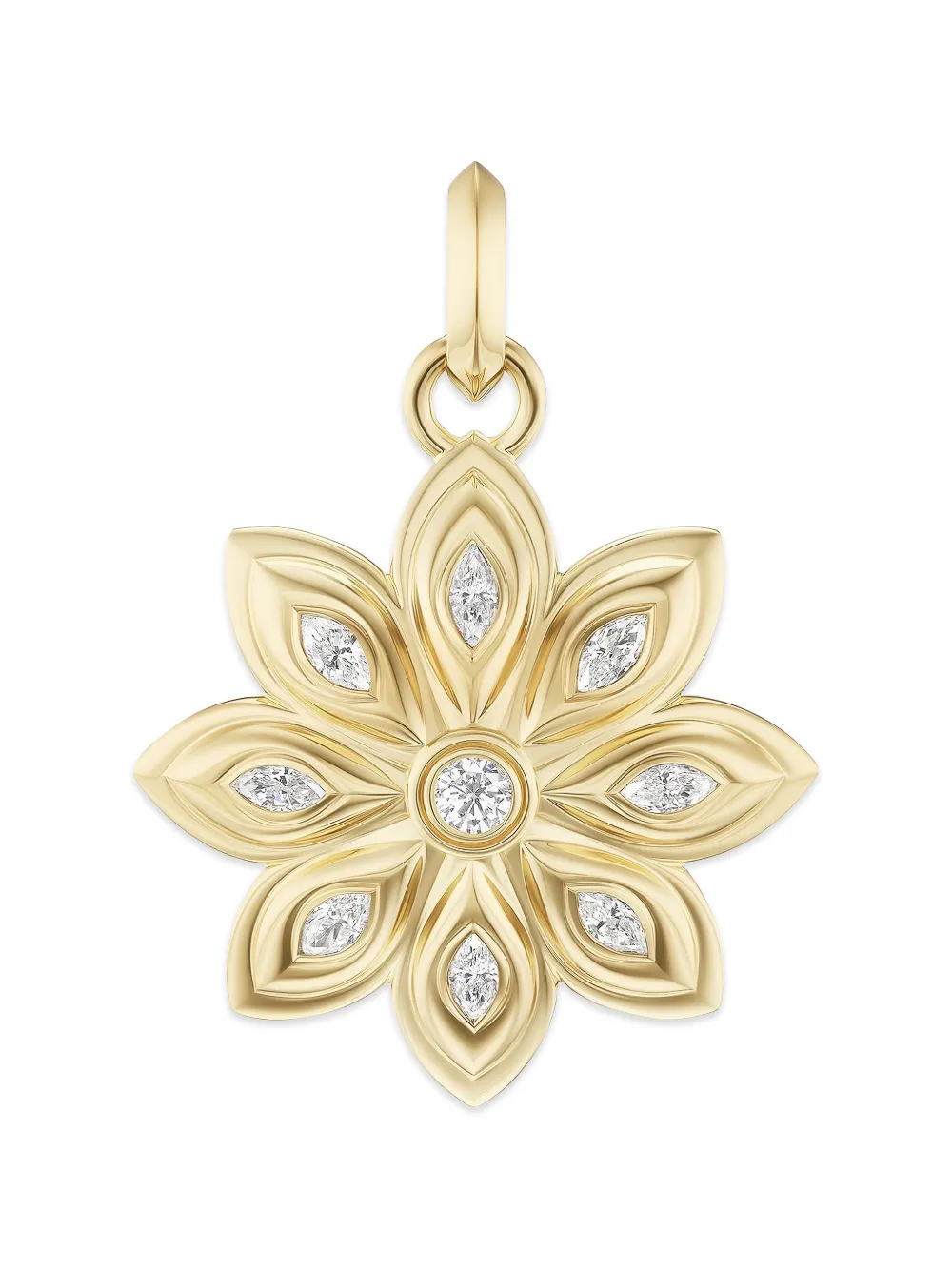 Sorellina Bloom diamond flower pendant · OS