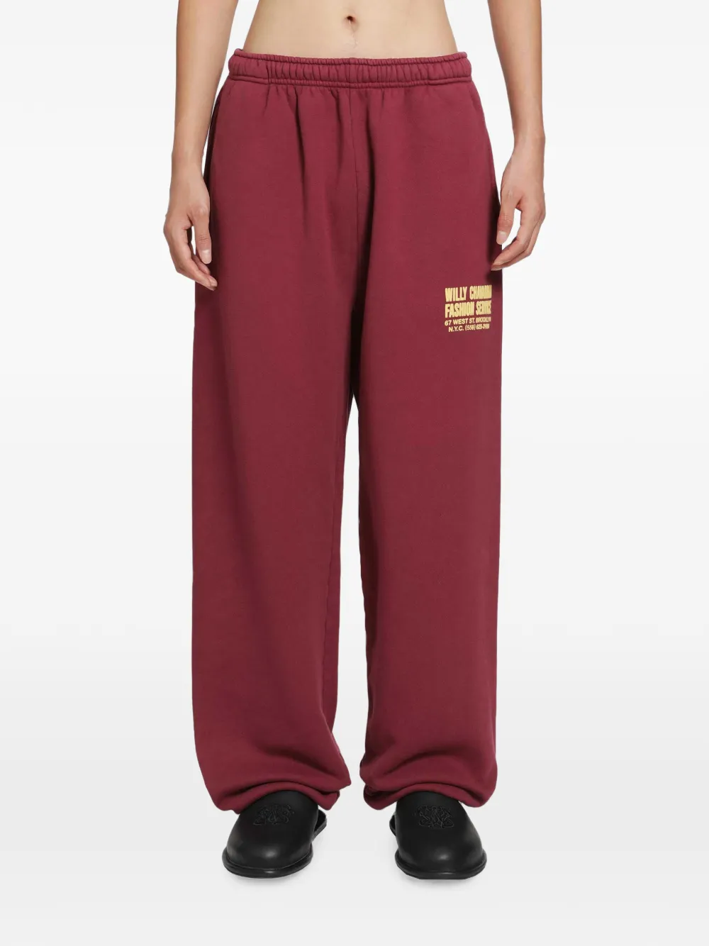 Willy Chavarria Fashion Services Buffalo track pants