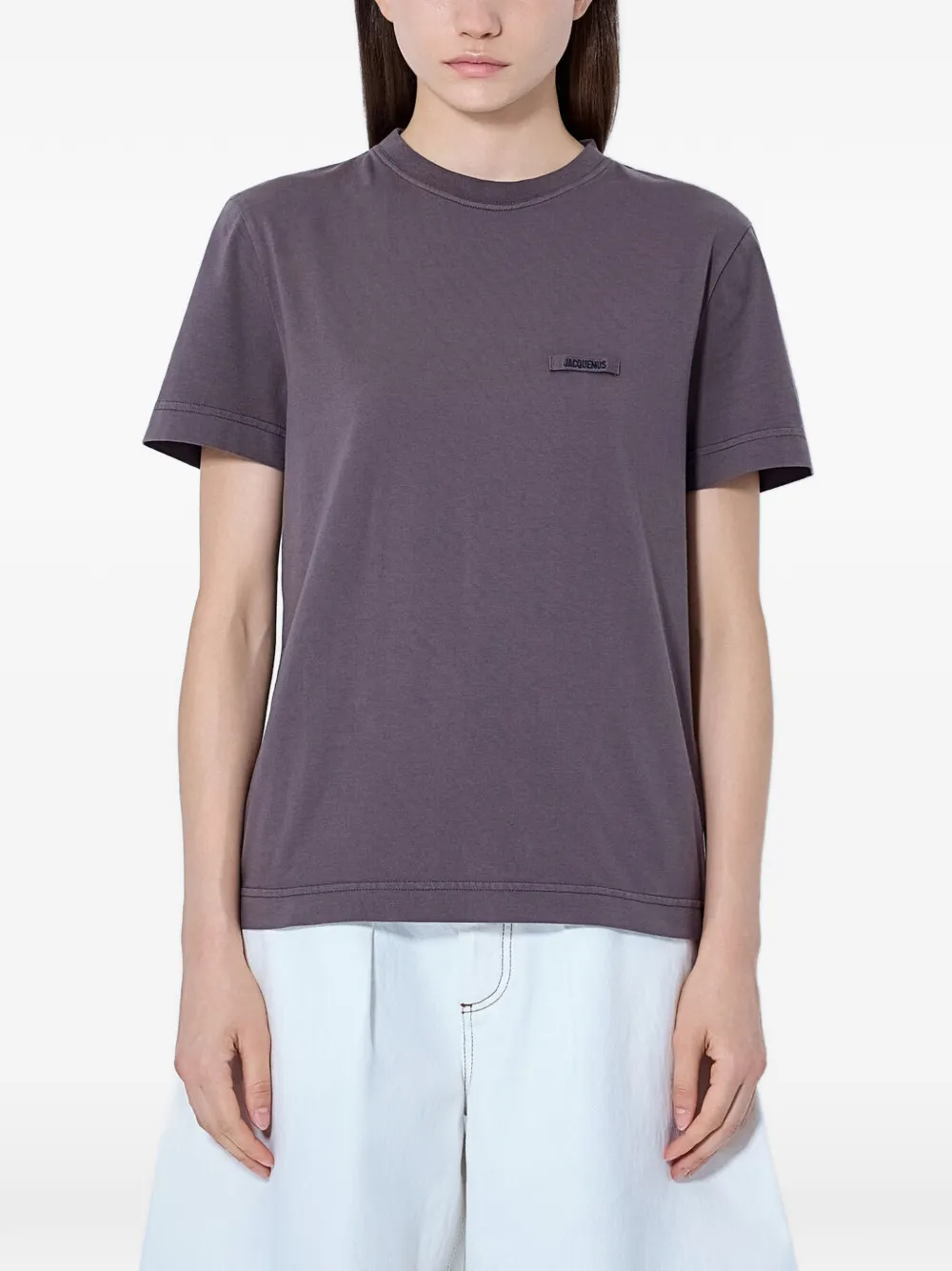Jacquemus The Gros Grain logo-motif T-shirt