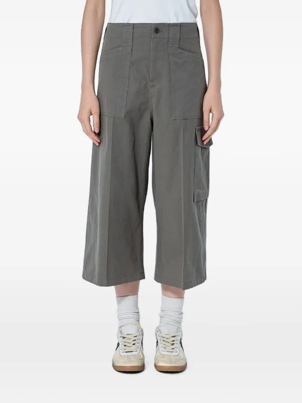 Rier Culottes Cargo Pants in Grey