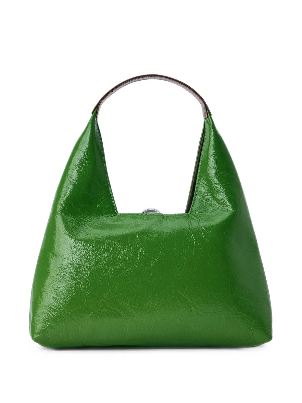 Marni Leren shopper Groen
