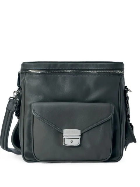 Kiko Kostadinov Prion flap-pocket leather shoulder bag