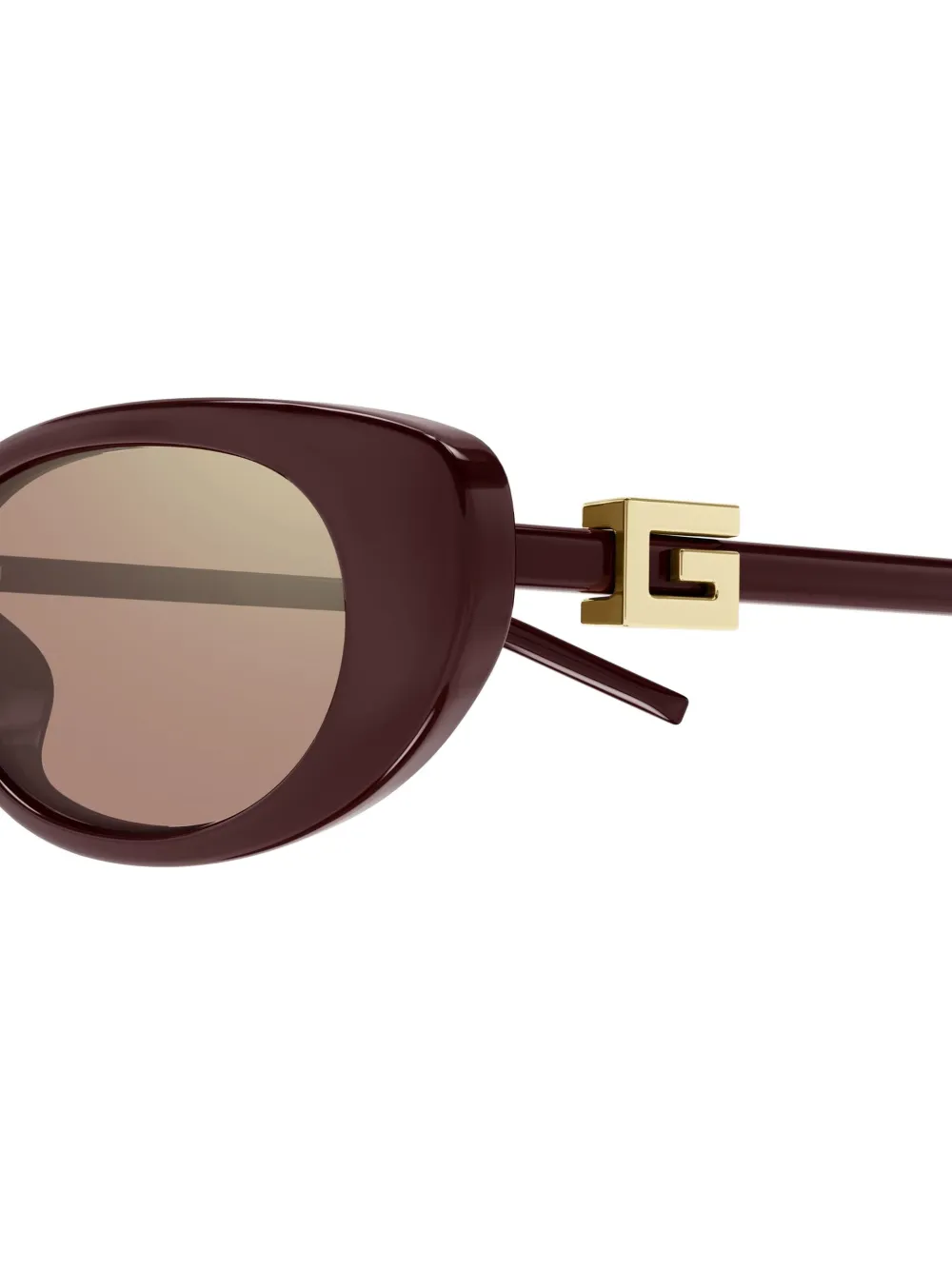 Gucci Eyewear Zonnebril met cat-eye montuur Bruin