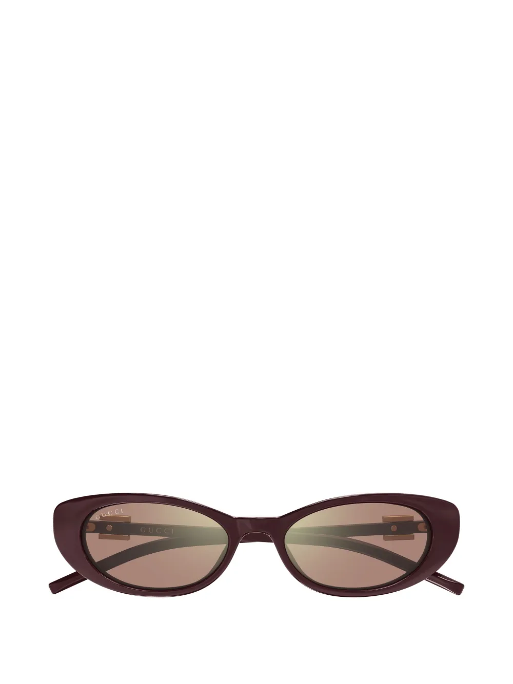 Gucci Eyewear Zonnebril met cat-eye montuur Bruin