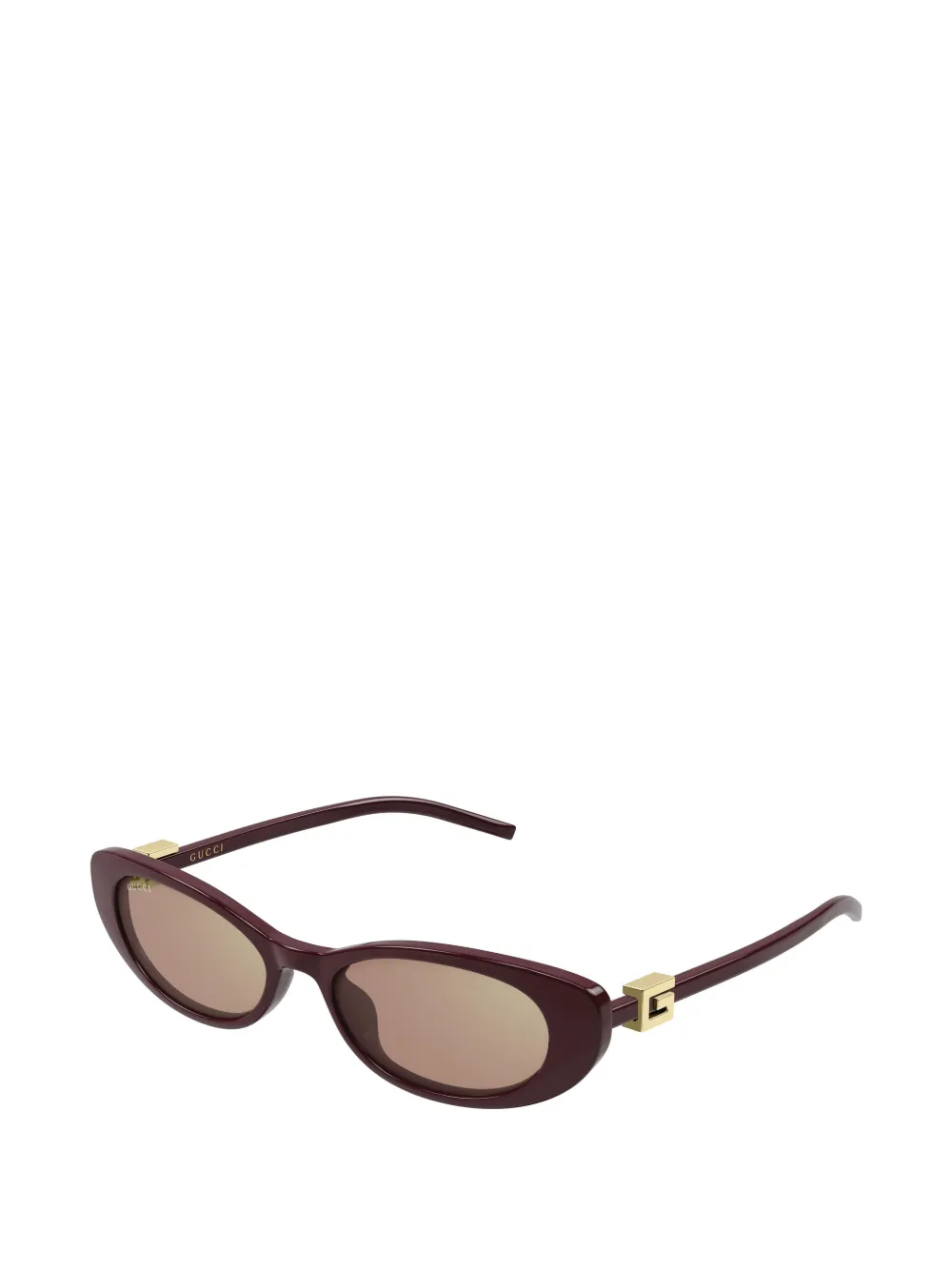 Gucci Eyewear Zonnebril met cat-eye montuur Bruin