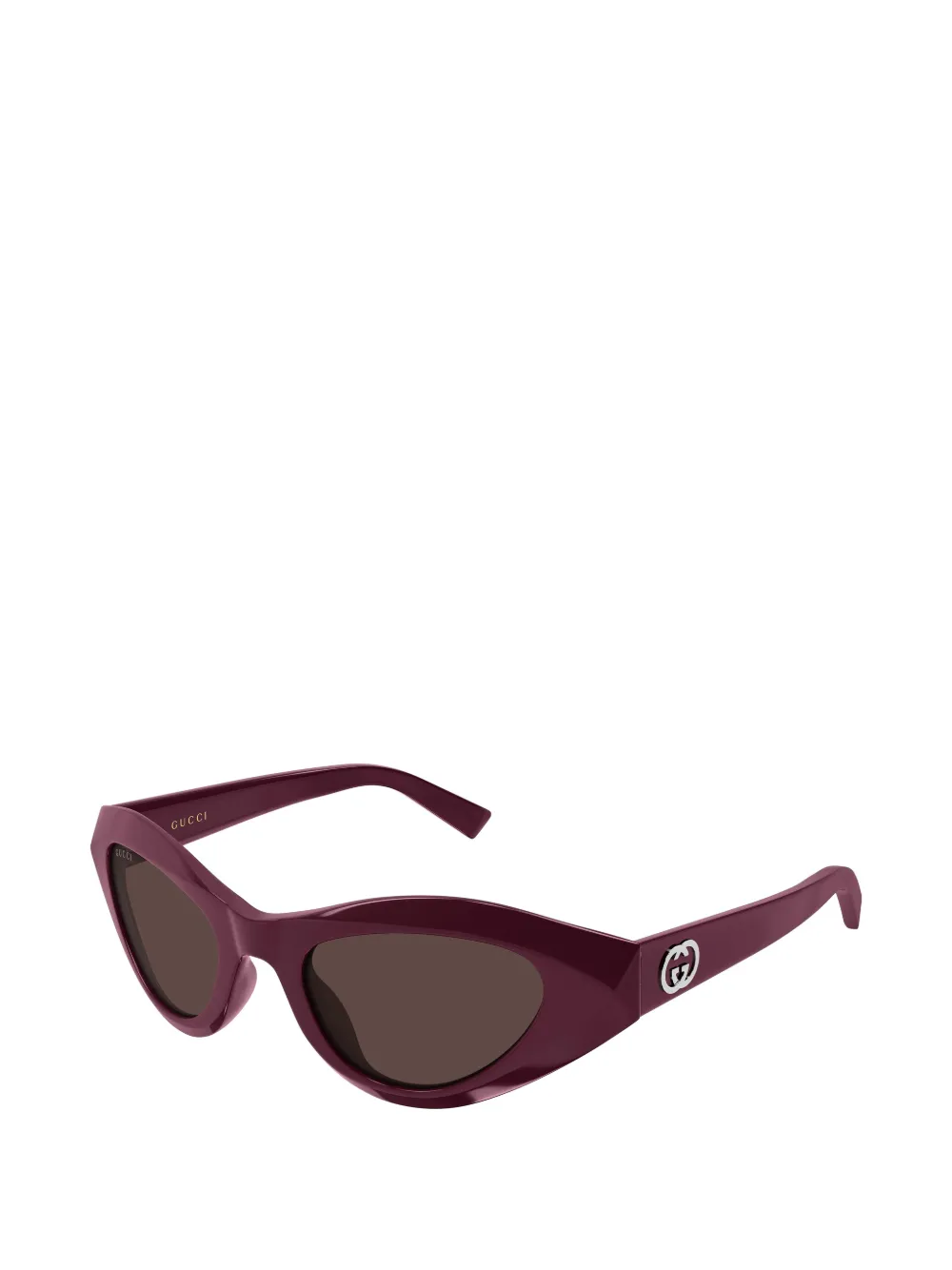 Gucci Eyewear Zonnebril met cat-eye montuur en GG-logo Rood