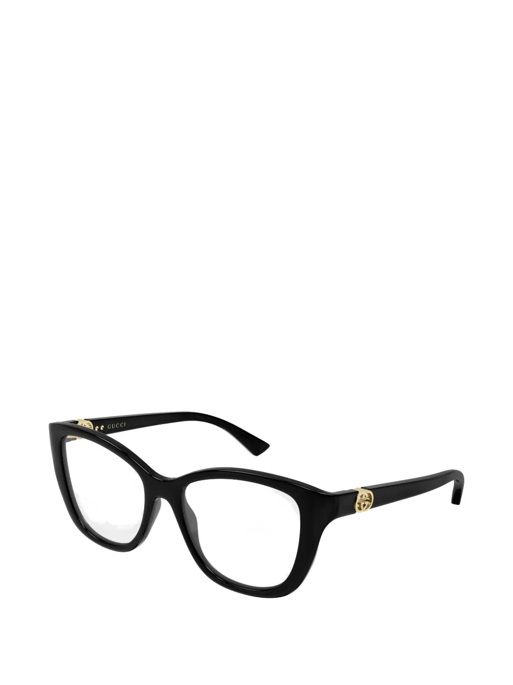 Gucci Eyewear Interlocking G cat-eye frame glasses Zwart