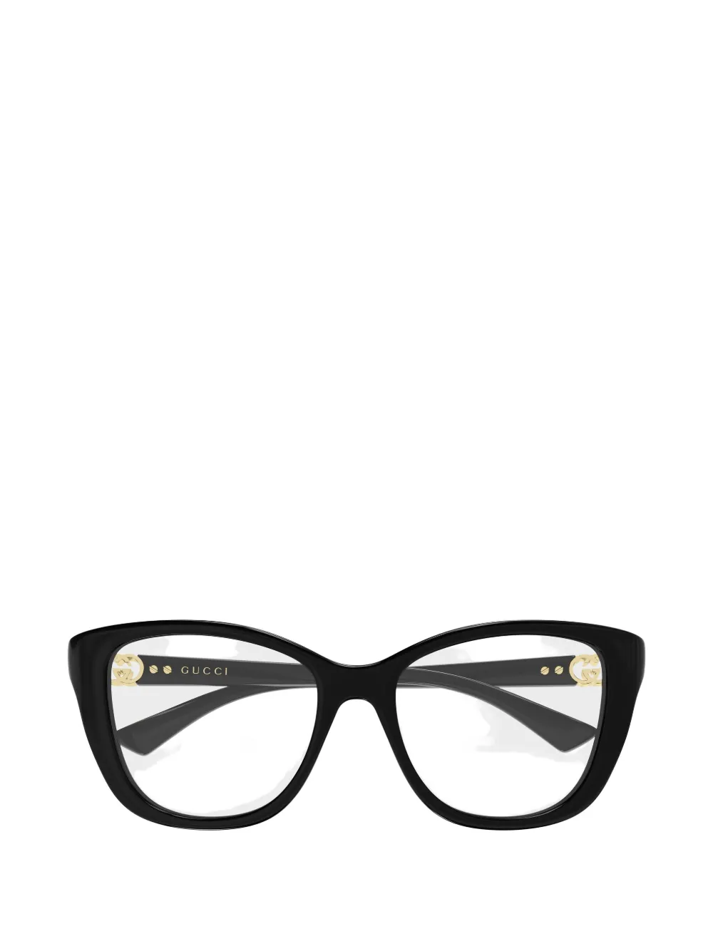 Gucci Eyewear Interlocking G cat-eye frame glasses Zwart