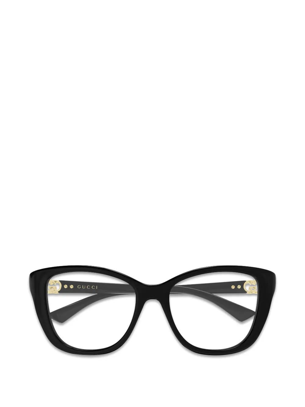 Gucci Eyewear Interlocking G cat-eye frame glasses - Nero