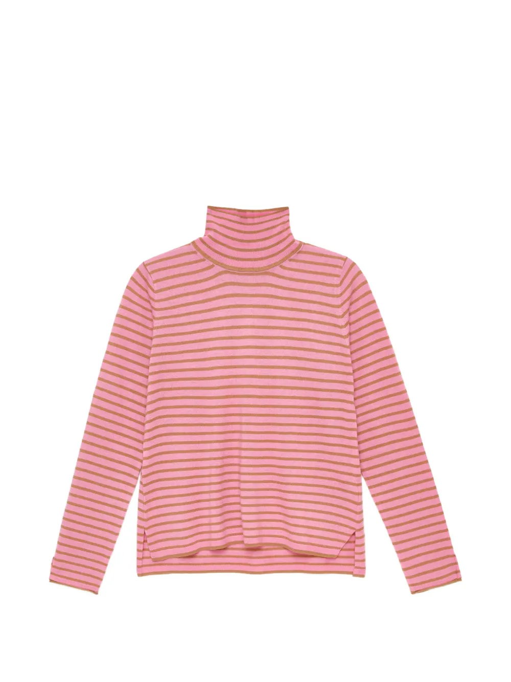 MALIPARMI striped roll-neck sweater