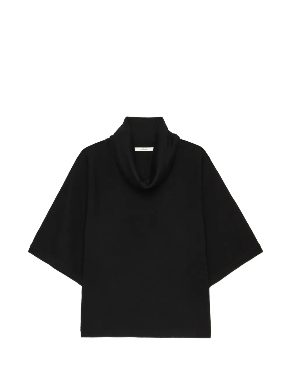 MALIPARMI crossover draped-effect sweater