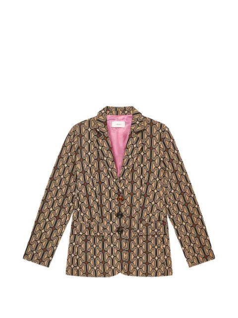MALIPARMI long-sleeves jacquard blazer