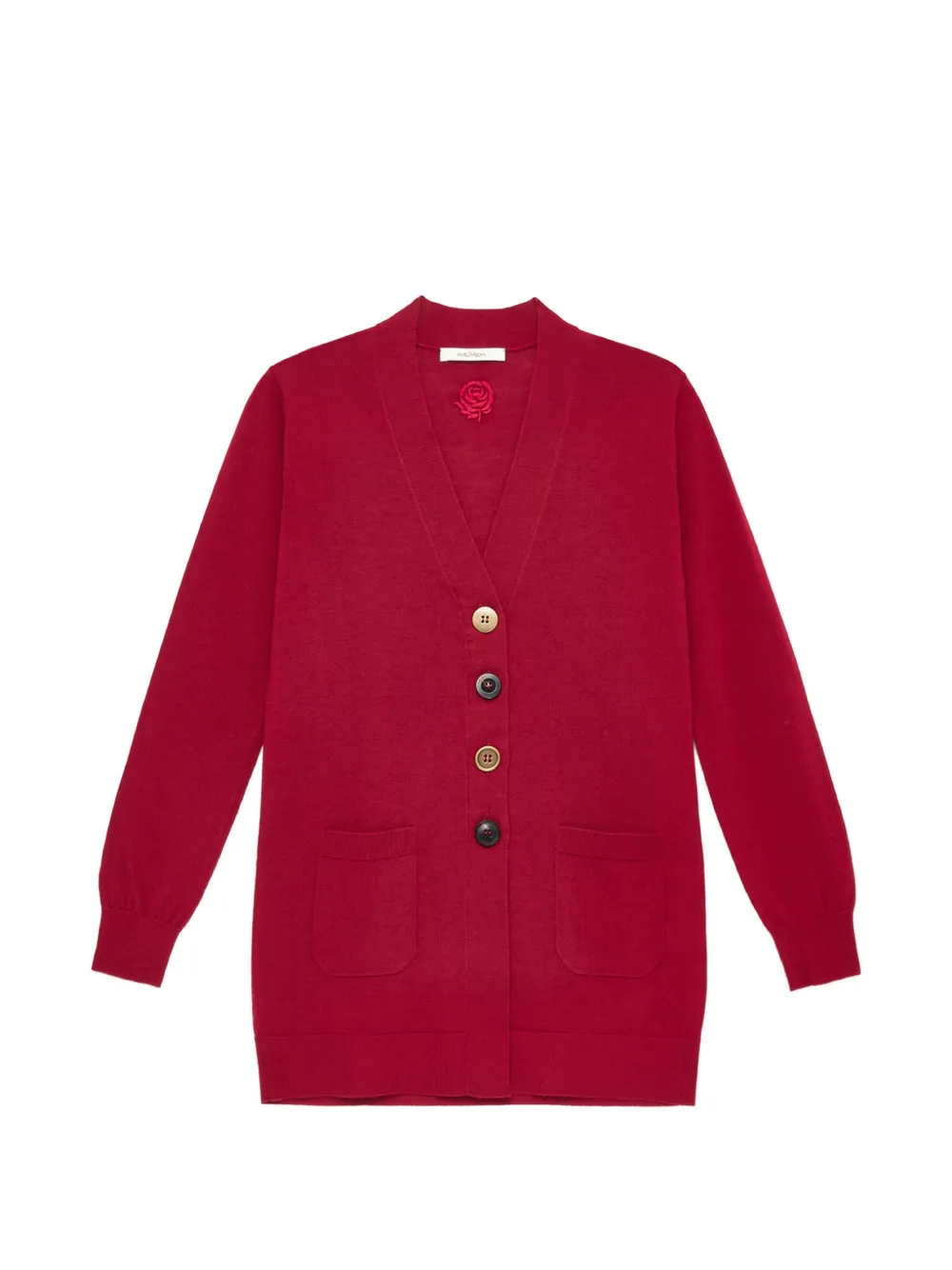 MALIPARMI V-neck cardigan - Red