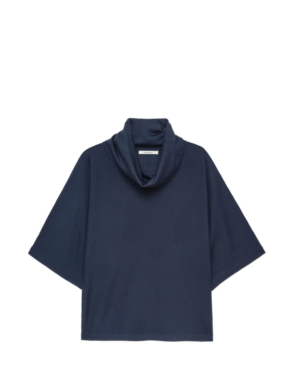 MALIPARMI crossover draped sweater