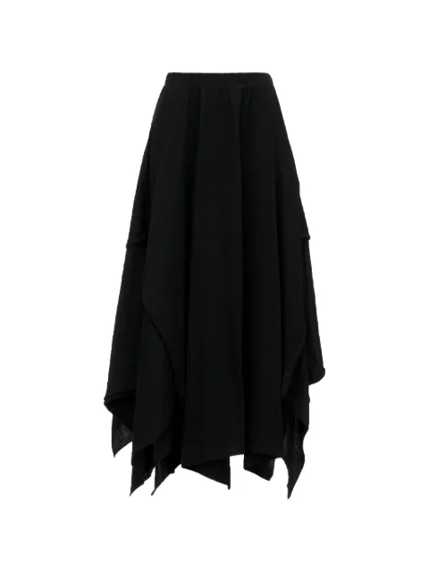 Yohji Yamamoto asymmetric draped skirt