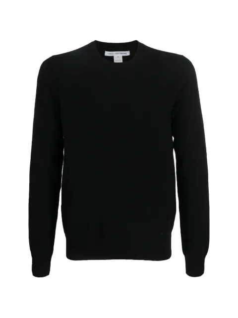 Comme Des Garçons Shirt crew-neck long-sleeve sweater