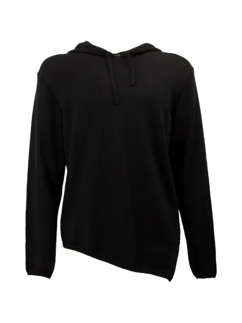 Comme des Garçons Homme hoodie con dobladillo asimétrico