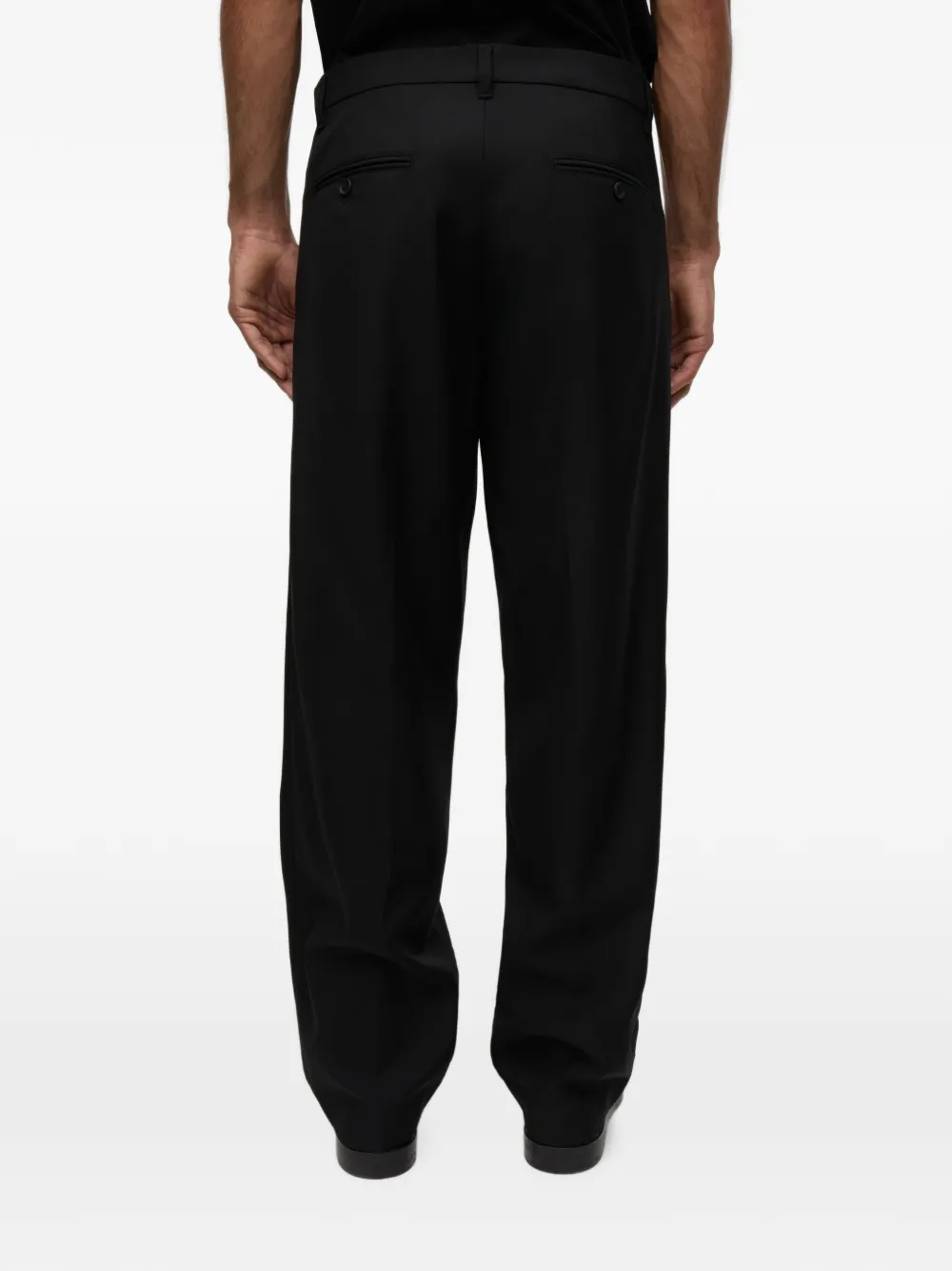 SAMSOE Sanoah pantalon met riemlussen Zwart