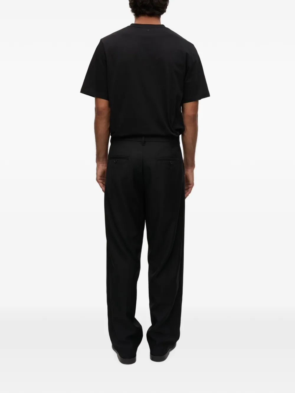 SAMSOE Sanoah pantalon met riemlussen Zwart