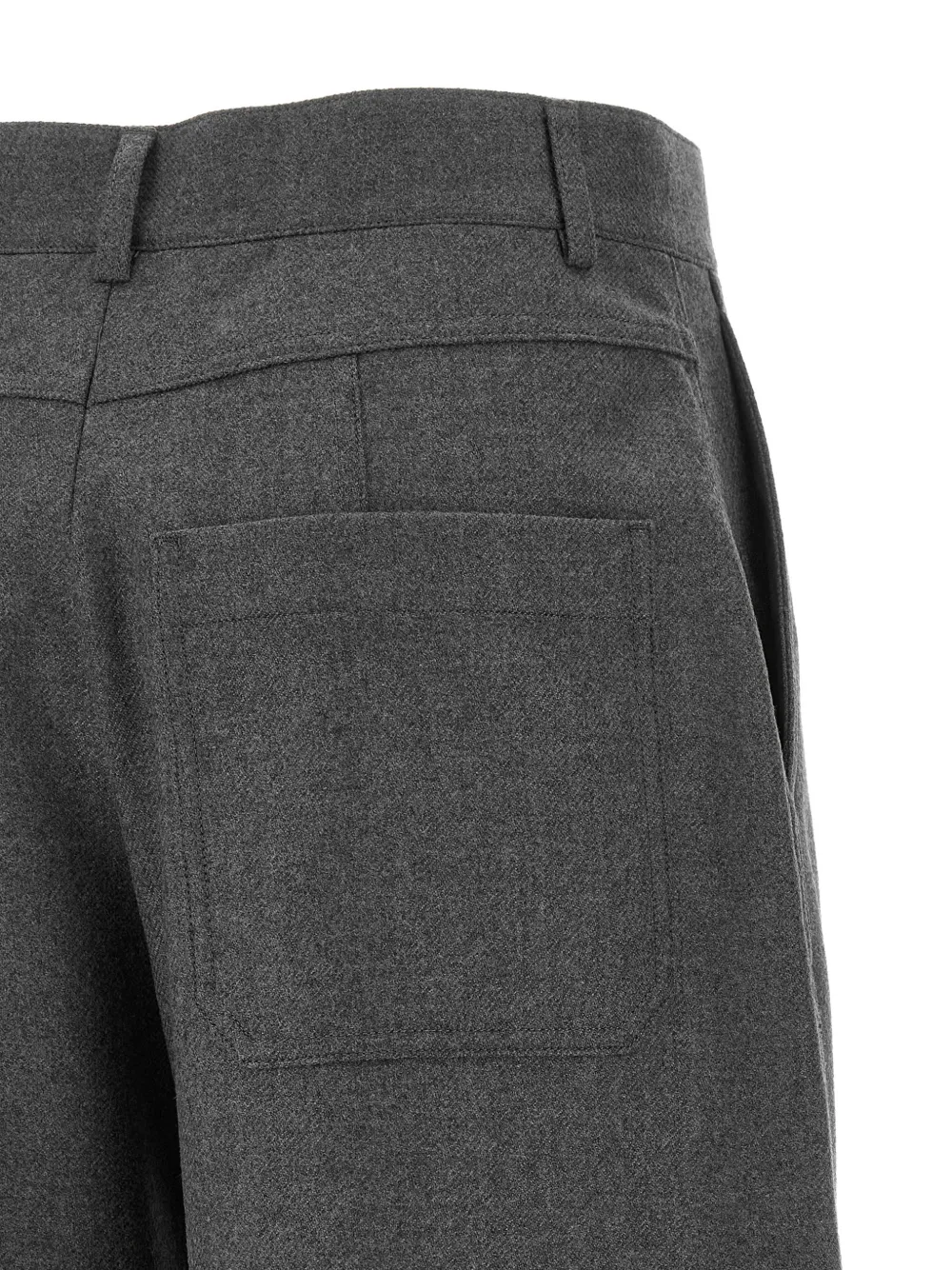 ARMARIUM Siro broek van scheerwol Grijs