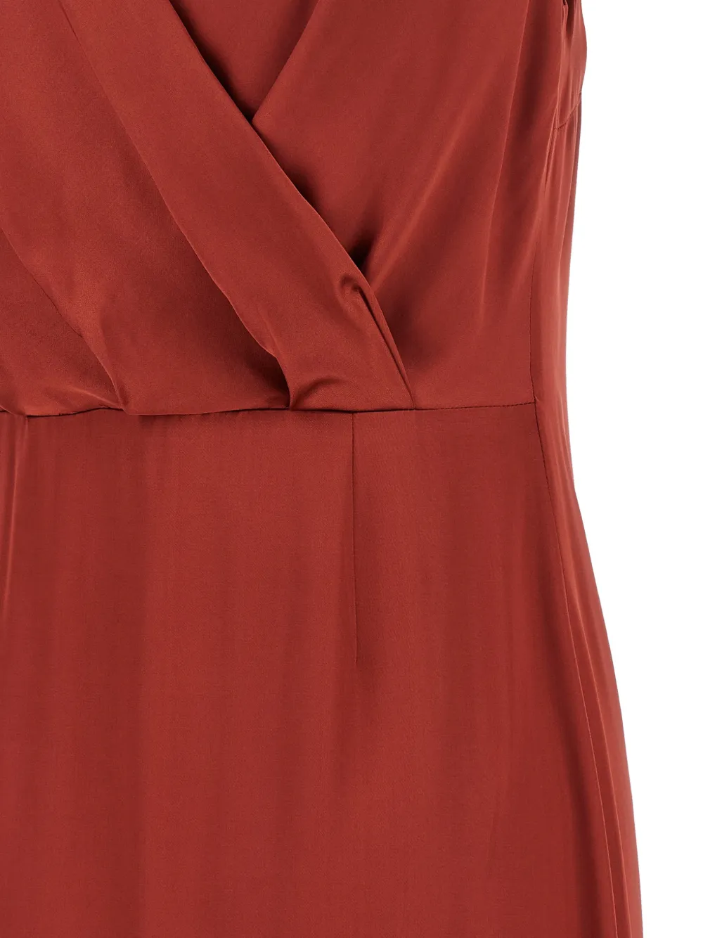 Peserico Punto Luce maxi-jurk Rood
