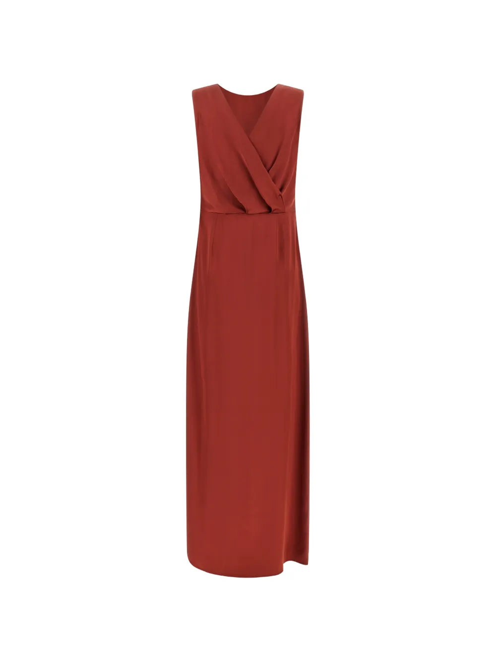 Peserico Punto Luce maxi-jurk Rood