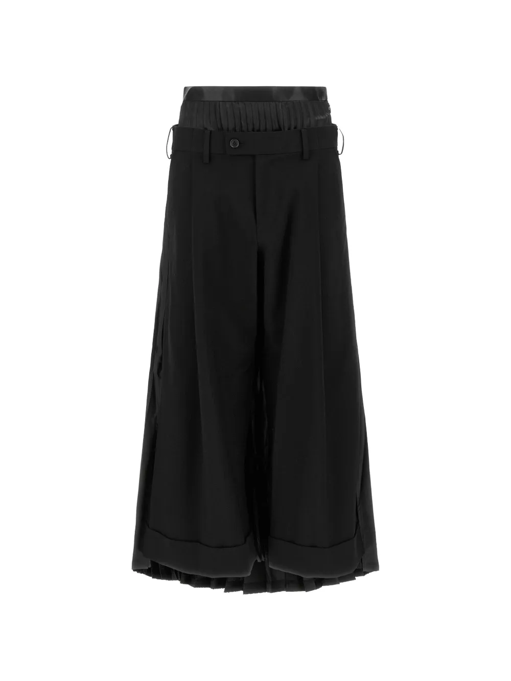 Junya Watanabe hybrid-design pleated trousers