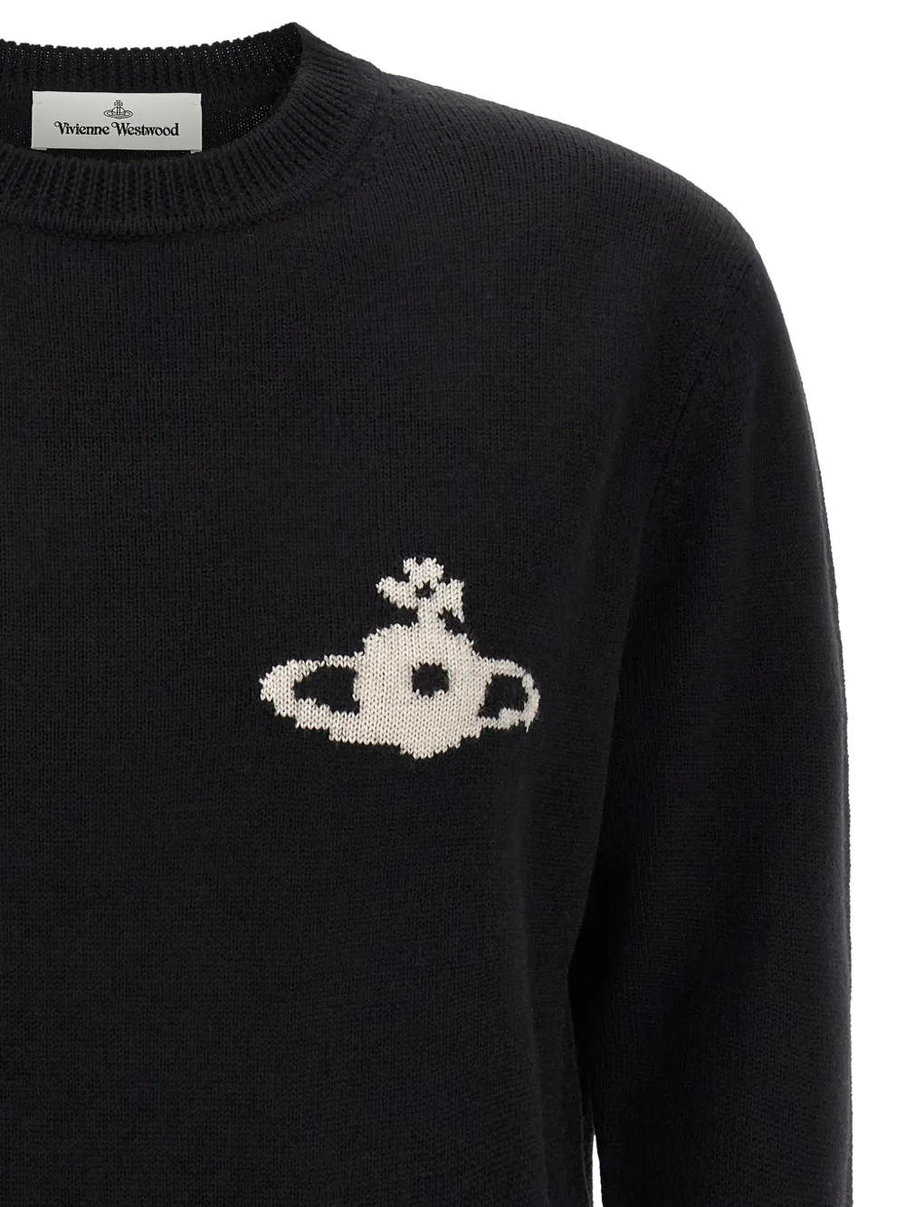 Vivienne Westwood Katie Orb intarsia sweater Zwart