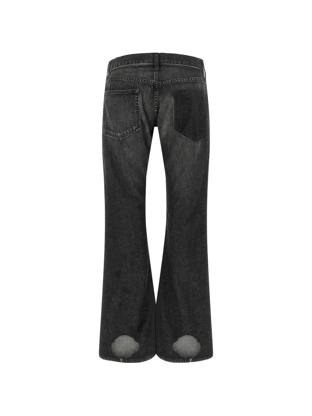 Junya Watanabe Jeans met patchwork Zwart