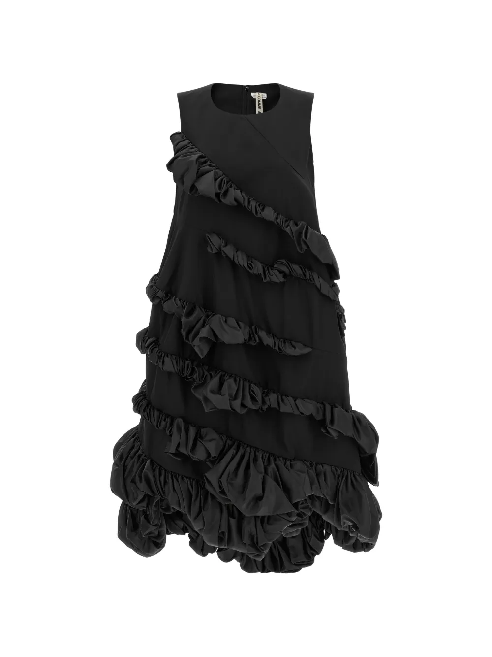 Comme Des Garçons ruffled asymmetrical mini dress