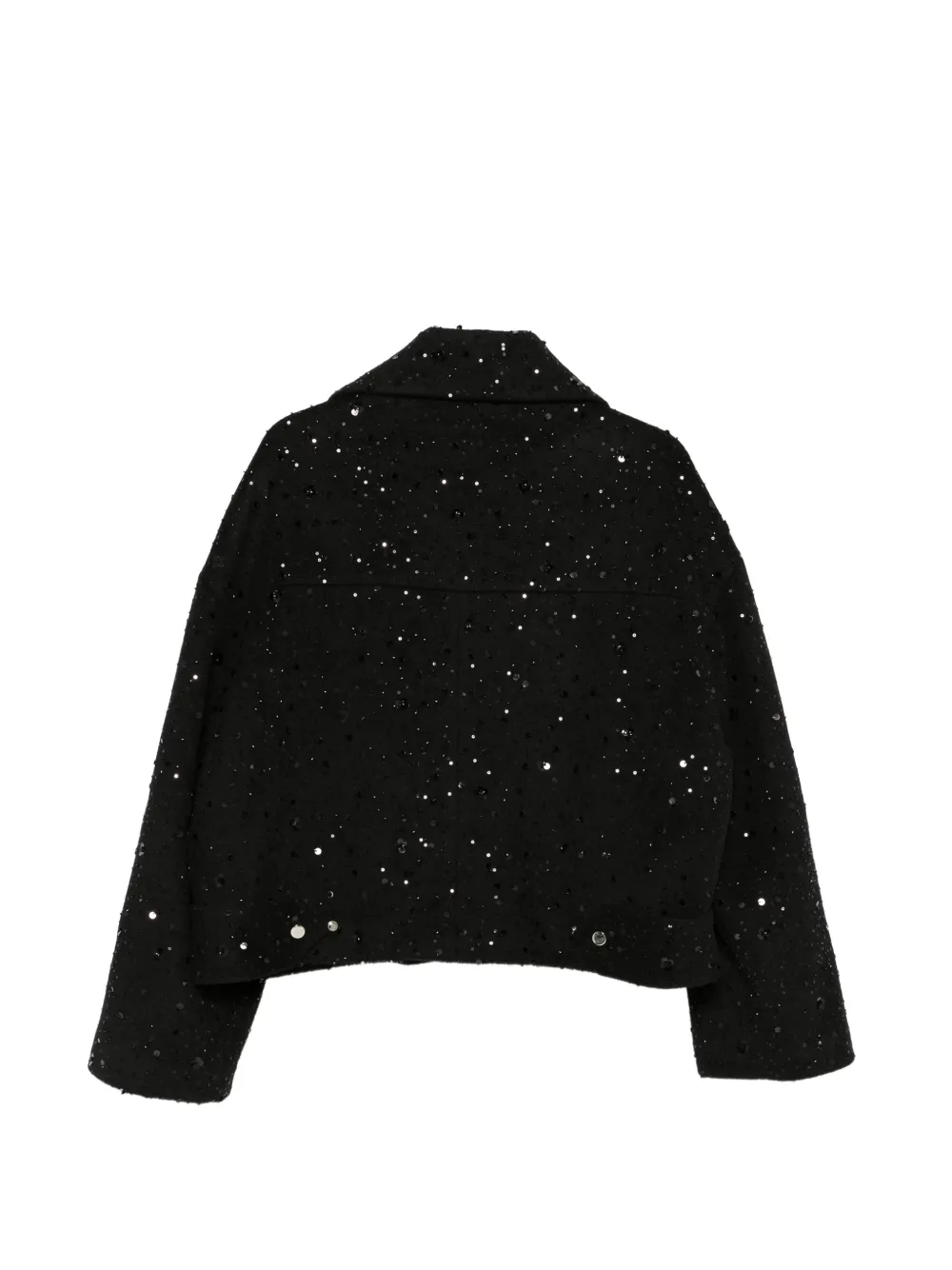 SIMONA CORSELLINI sequin-embellished jacket Zwart