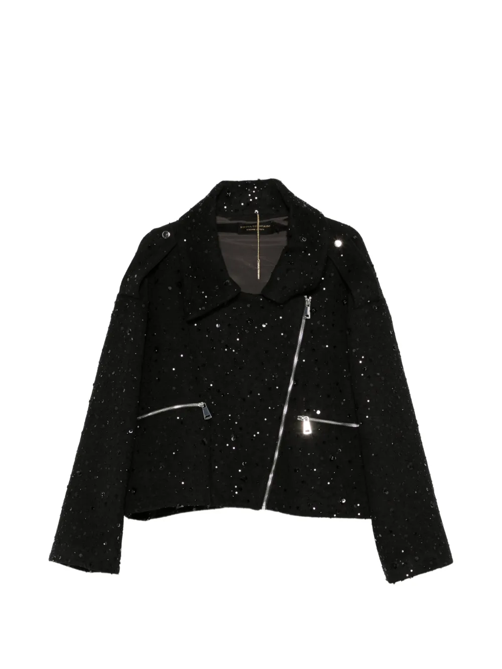 SIMONA CORSELLINI sequin-embellished jacket - Schwarz