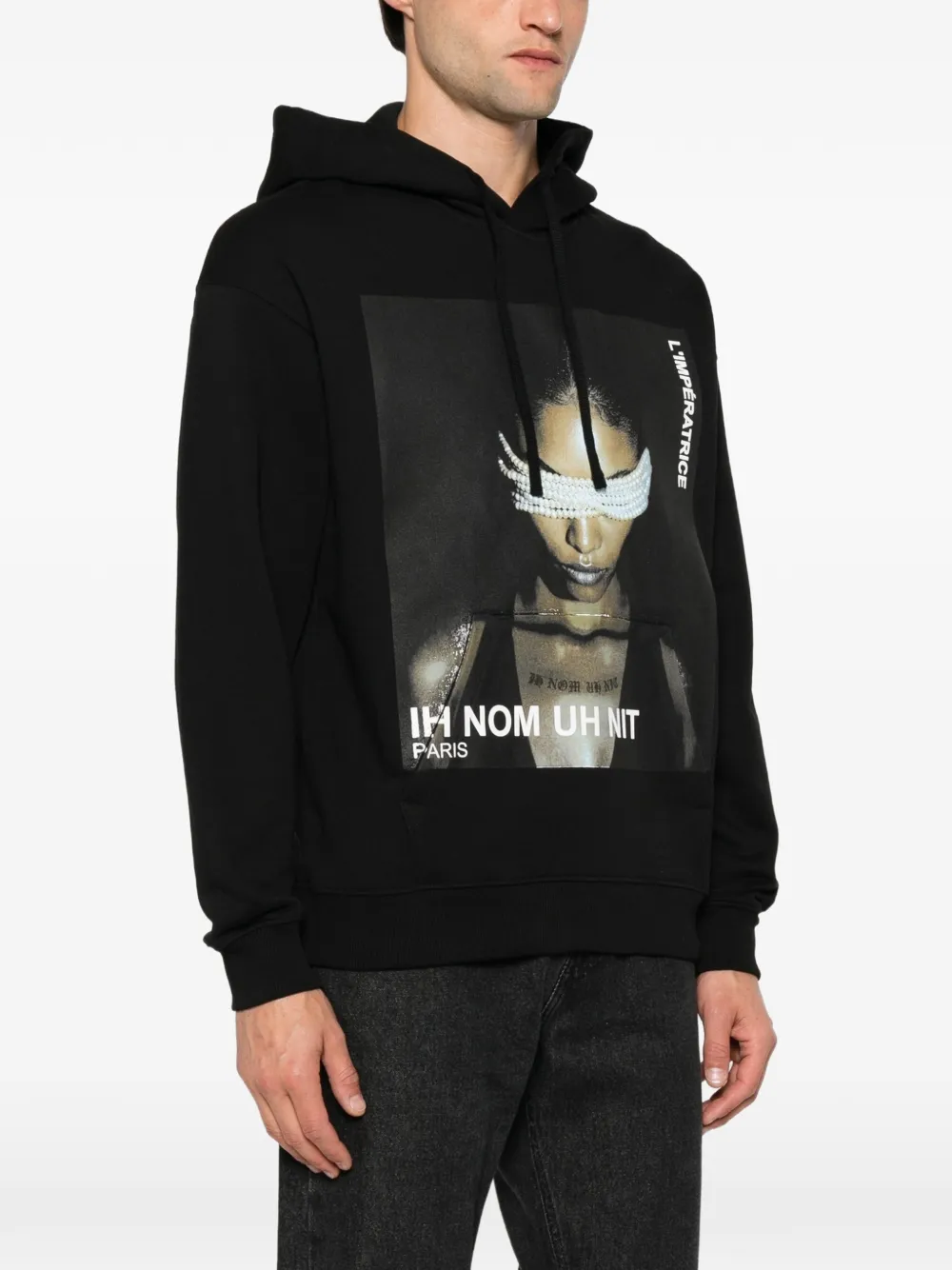 Ih Nom Uh Nit Hoodie met print Zwart