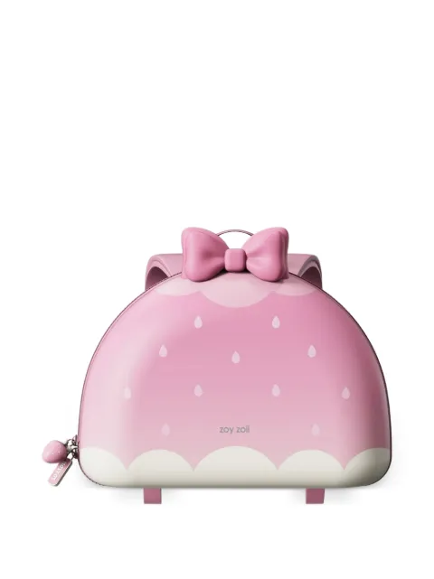 ZOY ZOII KIDS bow-detail strawberry backpack