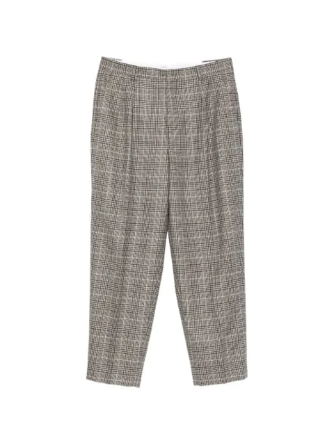 Cellar Door check-pattern trousers