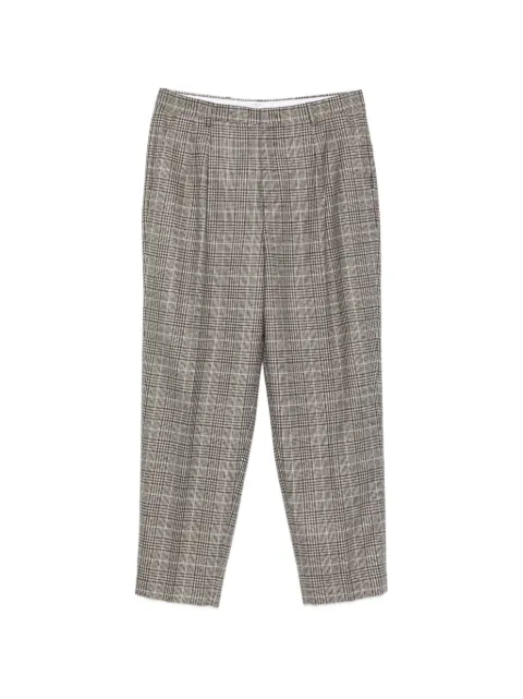 Cellar Door check-pattern trousers